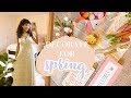 DECORATING MY APARTMENT FOR SPRING 🌼🌷👒 my spring home decor collection!