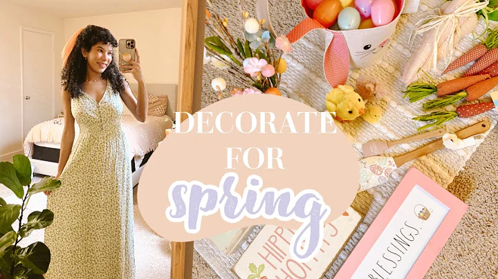 DECORATING MY APARTMENT FOR SPRING  my spring home...