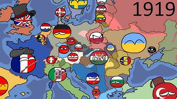 History of Europe (1792-2025) Countryballs