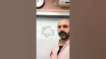 Infinite perimeter, finite area. Fractals! #maths #math #beautiful #mathematics