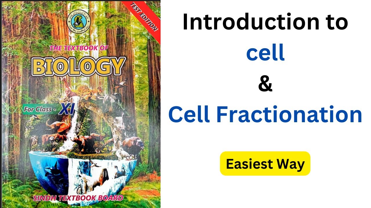 Introduction to cell and cell fractionation |chapter 3 cell structure ...