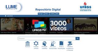 3000 vídeos da UFRGS TV no repositório digital Lume - Acontece na UFRGS