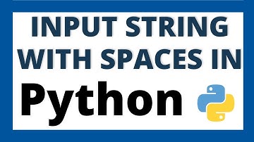 How to input string with spaces in python using input() and separate with split()