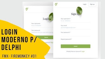Desenvolvendo Passo a Passo um Login Moderno para ANDROID ou IOS no Delphi com FIREMONKEY - #Aula01