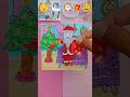 Paper Doll Secret Santa🎅🎁|Emoji Christmas Story#shorts#paperdoll#christmas#emojichallenge#emojistory