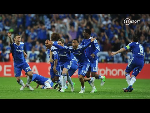 20 minutes of Chelsea celebrating the 2012 Champions League final! 💙🏆