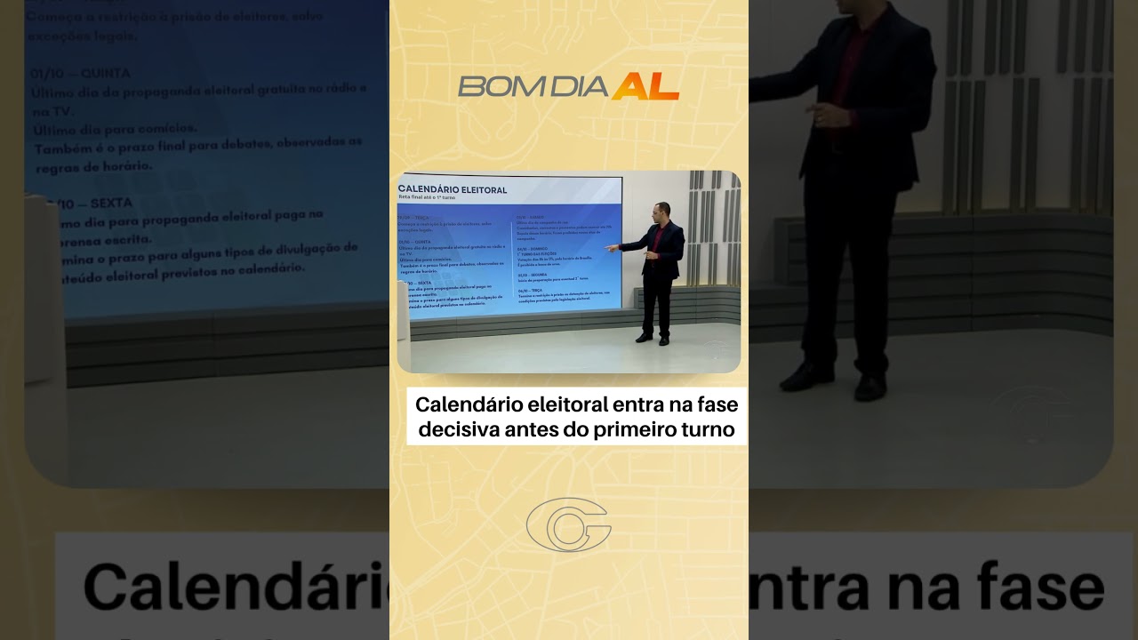 Calendário eleitoral entra na fase decisiva antes do primeiro turno