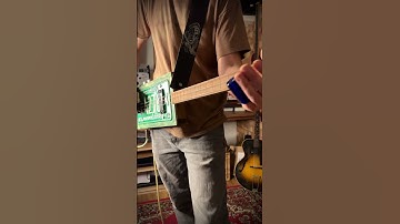 Thumbnail of 3 string Cigar Box Guitar Riff #slideguitar #deltablues