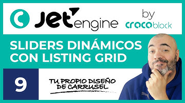 SLIDERS dinámicos con LISTING GRID SLIDER - CURSO de JET ENGINE  #9 - Tutorial en Español