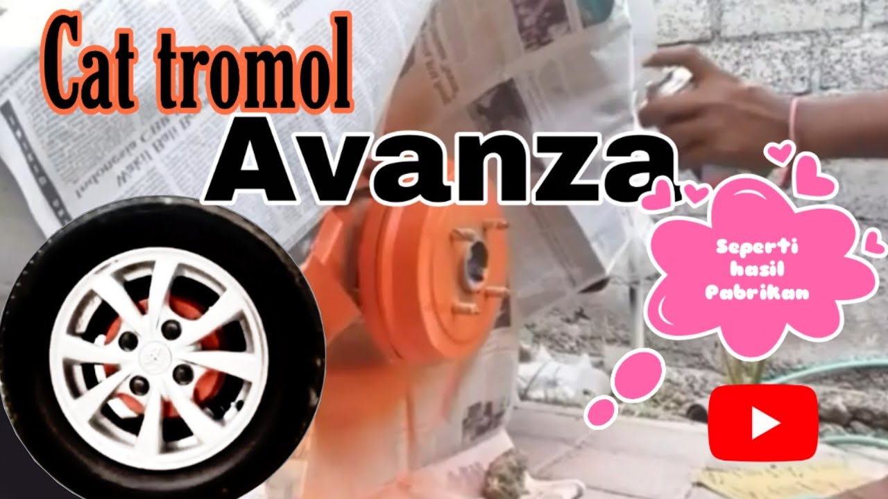  Cara  cat  tromol mobil  Avanza  dengan cat  Pylox YouTube