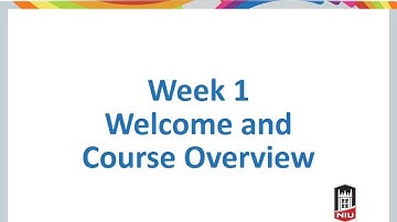 1-1 Welcome and Course Overview