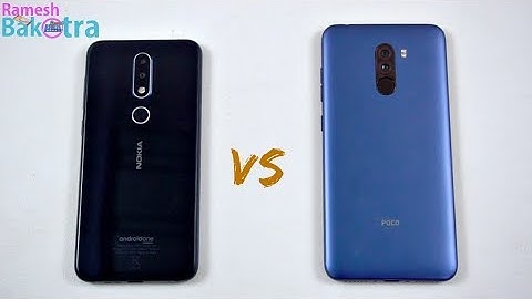 Nokia 6.1 Plus vs Xiaomi Poco F1 Speed Test and Camera Comparsion