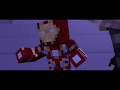 Minecraft Civil War: Final Battle Part 1 (Minecraft Animation) | Ironman Vs Bucky and Cap