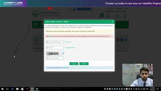 MOI Usability Testing: Arabic Error Message in English UI