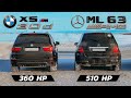 AMG ML 63 vs BMW X5 30d st.1 vs LC200 vs Lexus NX200t vs Mazda CX7 | DRAG ICE