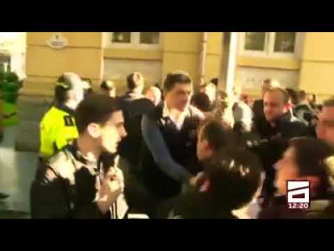 ბათუმის აქციაზე რამდენიმე პირი დააკავეს