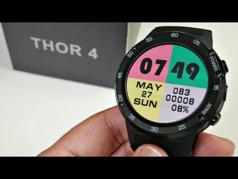 Zeblaze Thor 4 Android 7 Smart Watch Review - 580mAH - 1GB+16GB