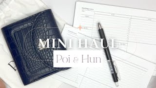 Poi&Hun Mini Haul | more passport size accessories!