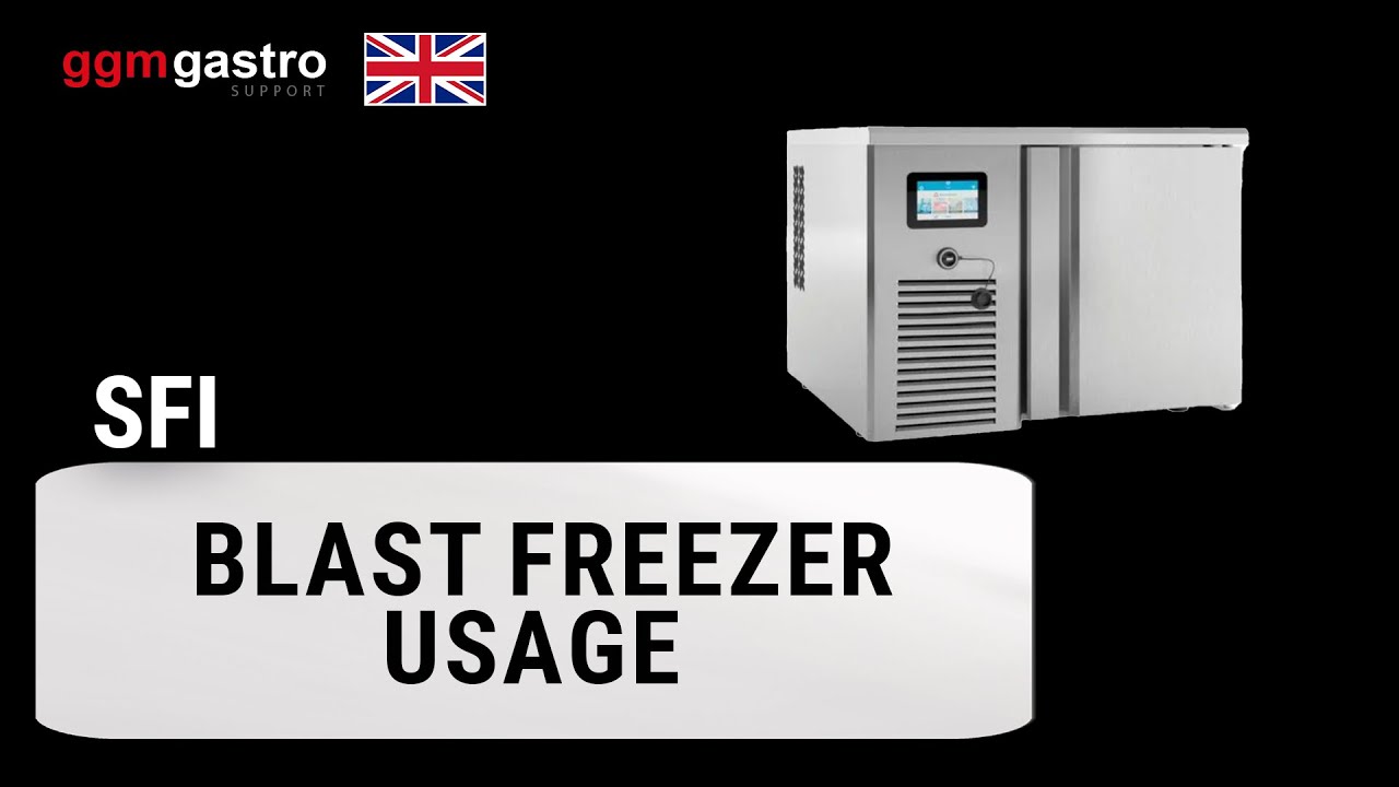SFI Blast Freezer Use