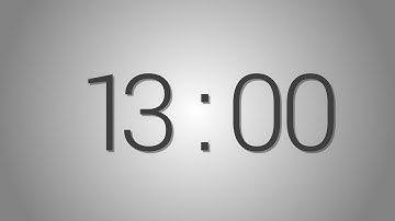 13 Minutes countdown Timer - Beep at the end | Simple Timer (thirteen min)