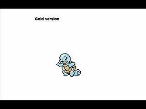Pokemon- Squirtle Throughout the Years