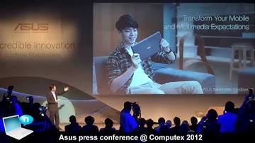 ASUS @ Computex 2012: Transfomer AiO, Transformer Book, Tablet 810, Tablet 600, TaiChi and Cloud