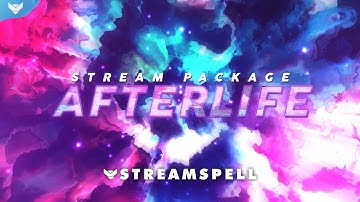 StreamSpell | Afterlife Stream Package │ Twitch Overlays for OBS Studio, Streamlabs