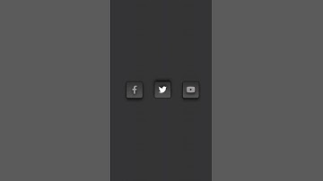 CSS Social Media Icons Hover Effect #shorts