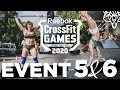 CrossFit Games 2020 Event 5 and 6 with Gabriela Migala