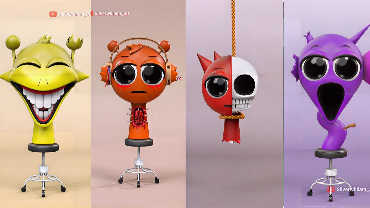 Help Sprunki Supper Animation Tiles Hop №8