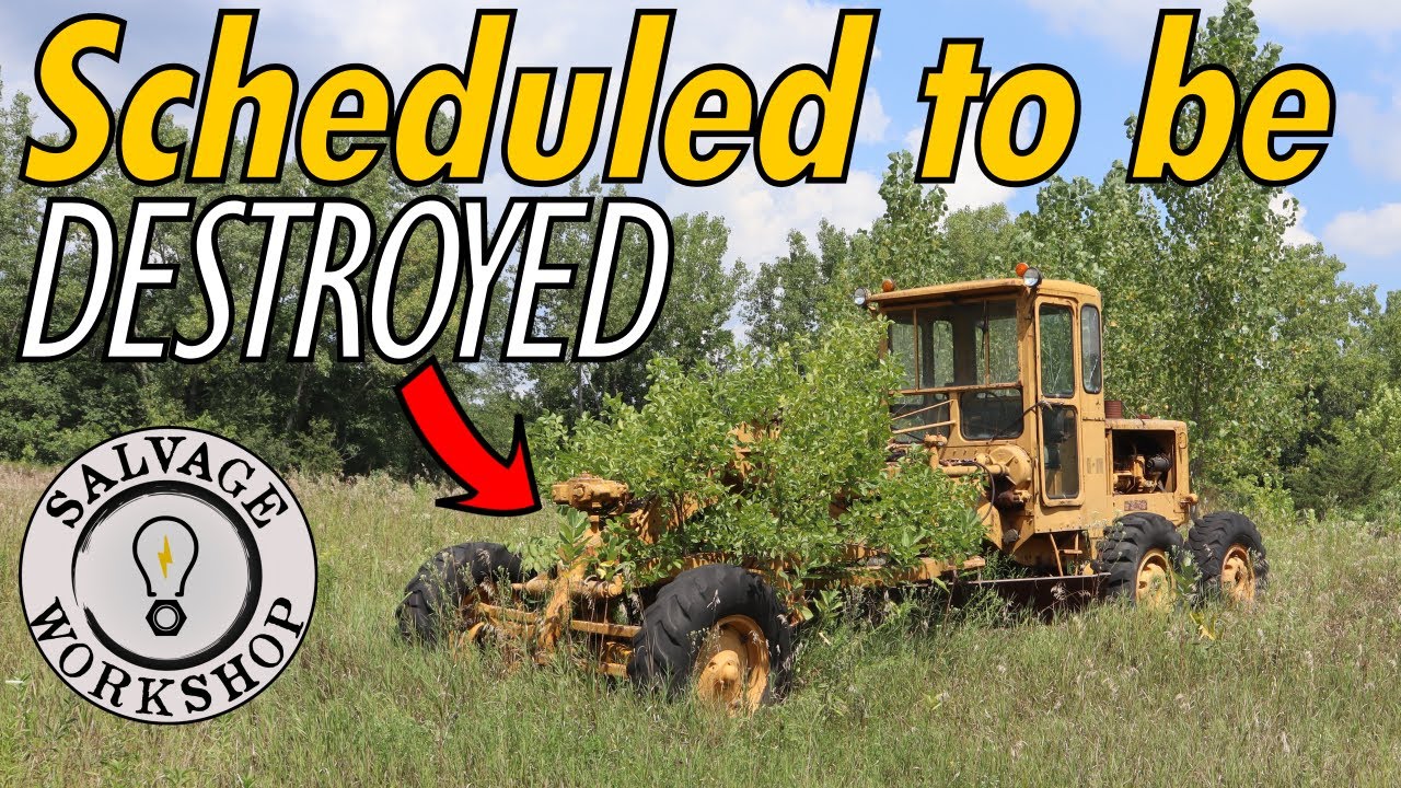 Saving an Old Road Grader from an EARLY Grave ~ Caterpillar Motor Grader Sat Abandoned for 10+ Years