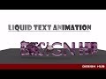 Blender Tutorial -Liquid Text Animation -Design Hub
