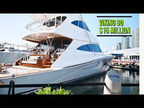  MILLION YACHT | Viking 90 Sky Bridge