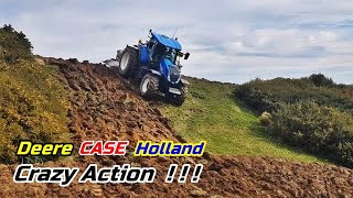 Deere VS Case VS Holland - Who's doing it better in the fields? [Various models/PURE SOUND ON] ! ! !