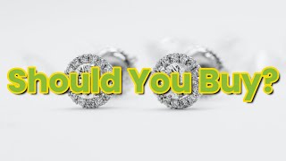 Review Amazon Collection AGS Certified 14k White Gold Diamond with Screw Back and Post Stud Earrings