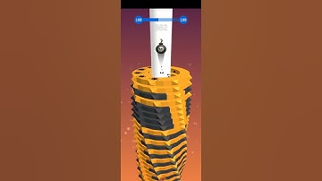 Stack Ball - #shorts Max level #69 Winning strategy Gameplay lvls // MrZorro3000