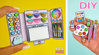 Mini Organizer With Paints For Paper Doll Paper Crafts You Need To Try