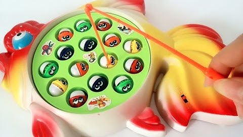 Fishing Game - Đồ Chơi Câu Cá Có Nhạc -  Chị Ong Vàng Chơi Câu Cá  - Kids Toys