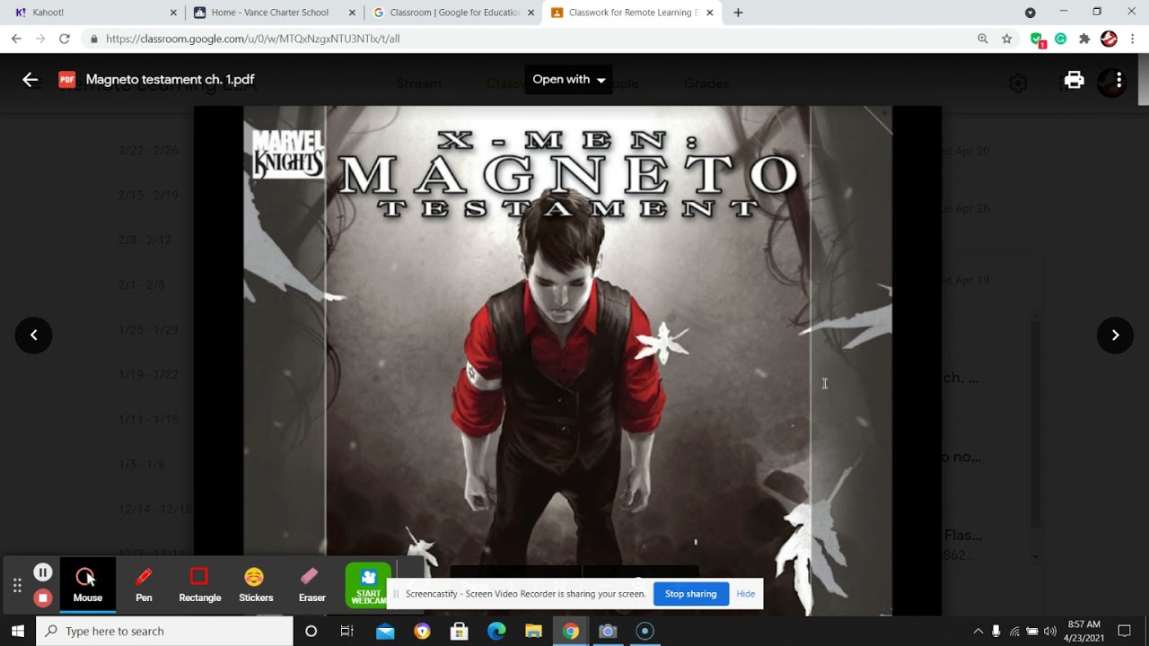 Remote learners - what to do with Magneto Testament