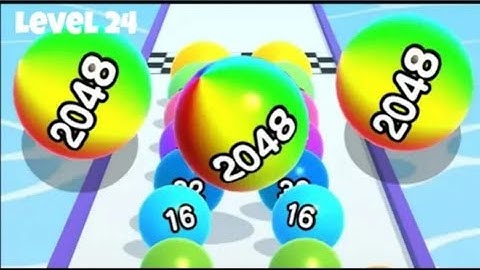 Ball Run 2048 - All Levels Gameplay Android, iOS ( Levels 11 - 25 )