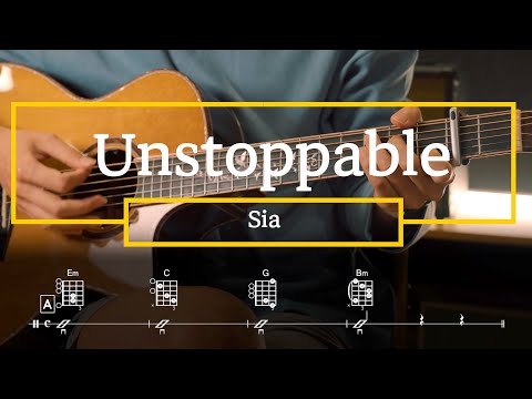 Unstoppable (Guitar TAB) - sia