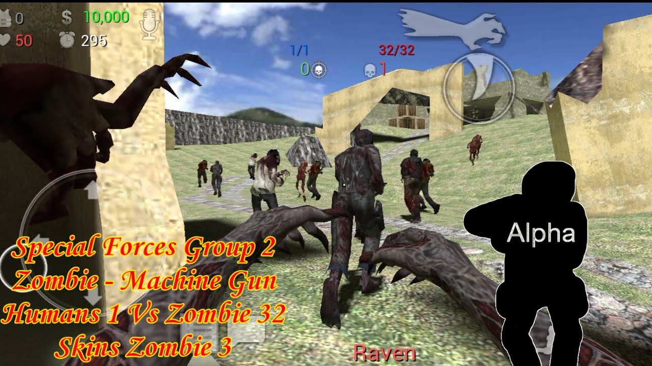 Special forces group 2 Zombie - Machine gun