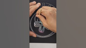 ASMR Spirograph on Multicolor Scratch Paper #ASMR #Satisfying #Spirograph #ScratchArt #RelaxingSound