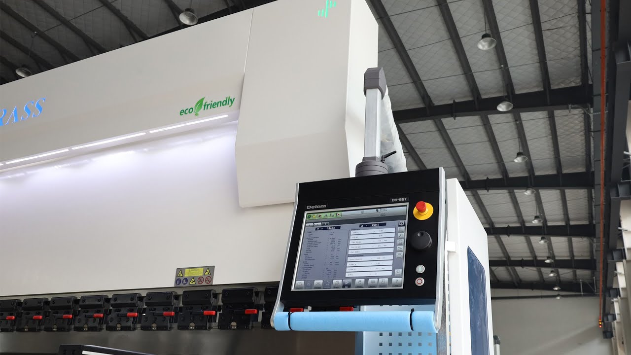 KRRASS Euro Pro 110T CNC Energy Efficient Pressbrake. 3200mm x 110Ton, 9 Axis Delem DA66T Controller