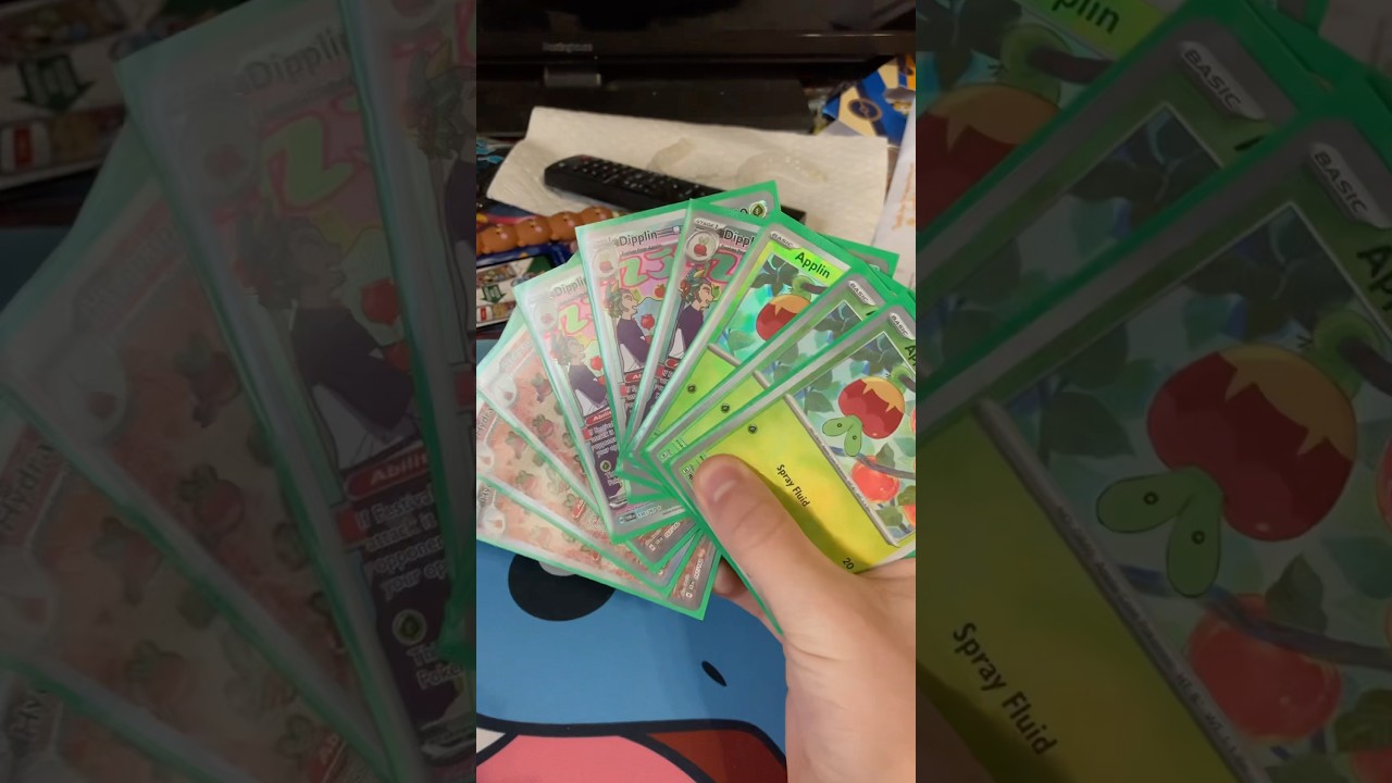 The apples are now FULLY blinged 