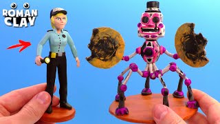 Little DJ MUSIC MAN Animatronic and VANESSA with Clay ► FNAF Security Breach | Roman Clay Tutorial