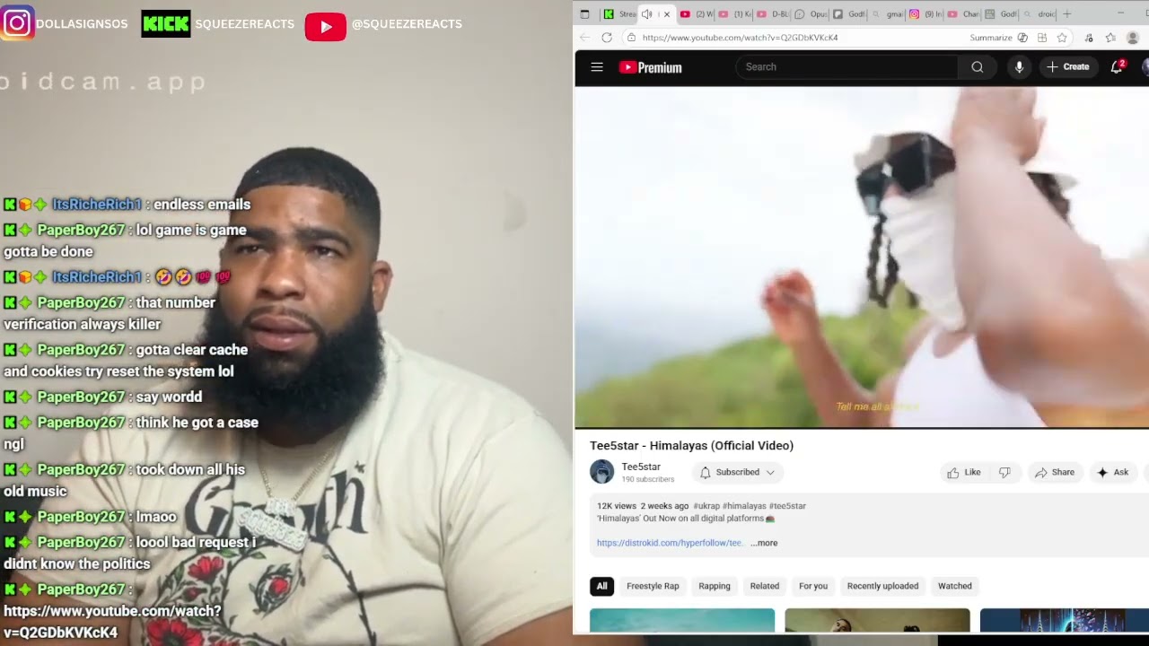 Tee5star - Himalayas (Official Video)Reaction 