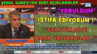 Şenol Güneş'in istifa sorusuna verdiği yanıt.
