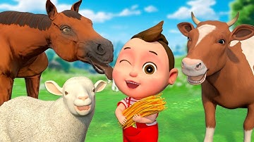 Bạn Ngựa Dễ Thương - Bài Hát Thiếu Nhi Cùng Ngựa, Cừu - Liên Khúc Ca Nhạc Thiếu Nhi Remix Vui Nhộn