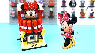 Minnie Mouse's Jewelry Shop Brick Set Toys Unboxing & Build screenshot 4